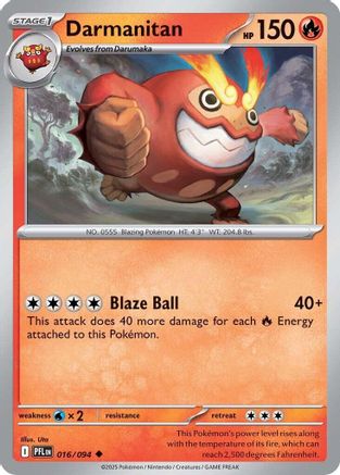 Image of Darmanitan (016/094) [Mega Evolution: Phantasmal Flames]