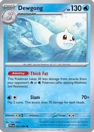 Image of Dewgong (022/094) [Mega Evolution: Phantasmal Flames]