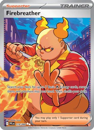 Image of Firebreather (119/094) [Mega Evolution: Phantasmal Flames]