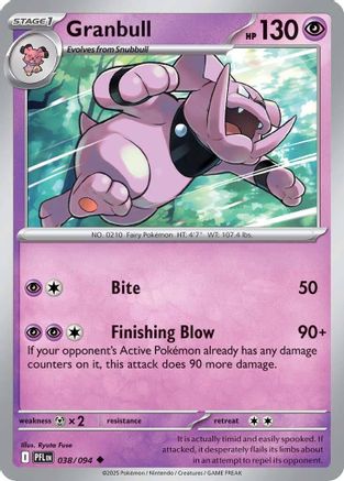 Image of Granbull (038/094) [Mega Evolution: Phantasmal Flames]