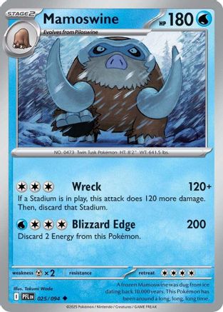 Image of Mamoswine (025/094) [Mega Evolution: Phantasmal Flames]