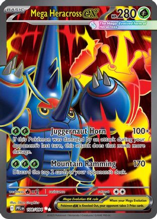 Image of Mega Heracross ex (108/094) [Mega Evolution: Phantasmal Flames]