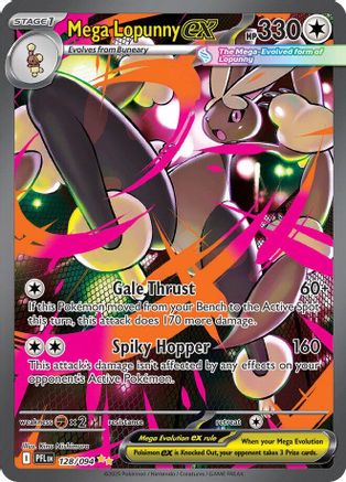 Image of Mega Lopunny ex (128/094) [Mega Evolution: Phantasmal Flames]