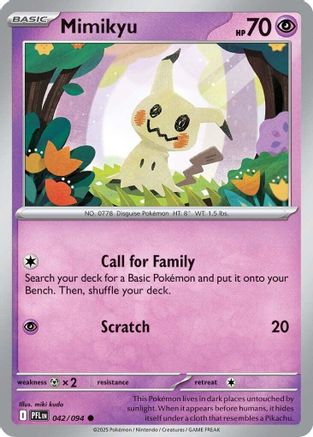 Image of Mimikyu (042/094) [Mega Evolution: Phantasmal Flames]