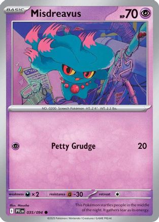 Image of Misdreavus (035/094) [Mega Evolution: Phantasmal Flames]