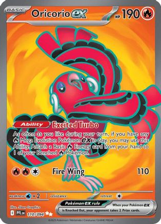 Image of Oricorio ex (110/094) [Mega Evolution: Phantasmal Flames]