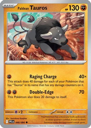 Image of Paldean Tauros (048/094) [Mega Evolution: Phantasmal Flames]