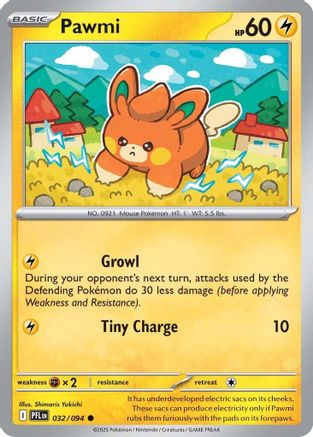 Image of Pawmi (032/094) [Mega Evolution: Phantasmal Flames]