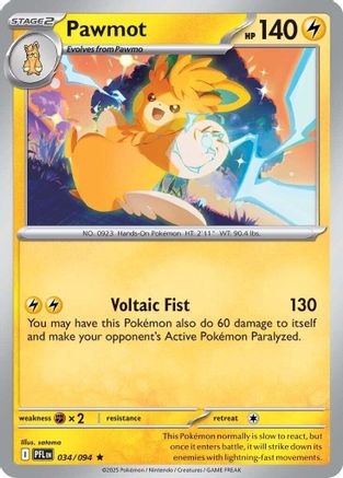 Image of Pawmot (034/094) [Mega Evolution: Phantasmal Flames]