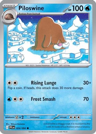 Image of Piloswine (024/094) [Mega Evolution: Phantasmal Flames]