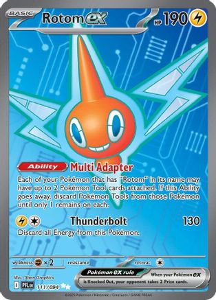 Image of Rotom ex (111/094) [Mega Evolution: Phantasmal Flames]