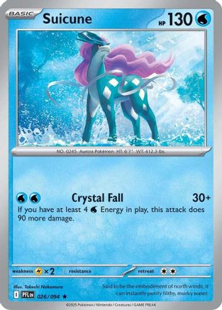Image of Suicune (026/094) [Mega Evolution: Phantasmal Flames]