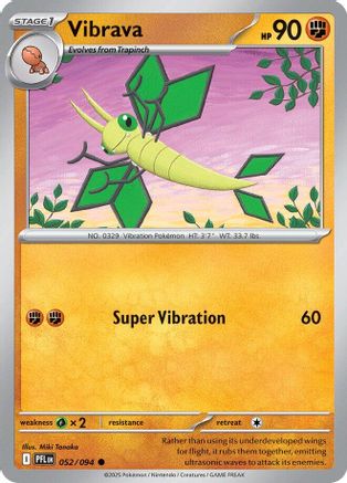 Image of Vibrava (052/094) [Mega Evolution: Phantasmal Flames]