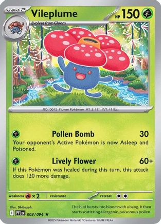 Image of Vileplume (003/094) [Mega Evolution: Phantasmal Flames]