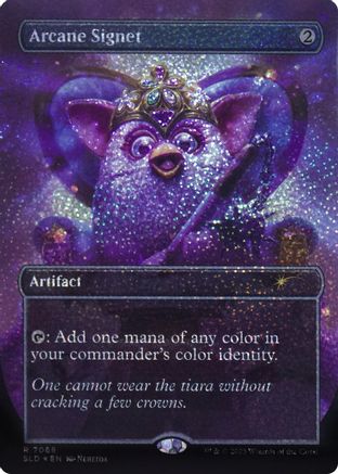 Image of Arcane Signet (7068) (Confetti Foil) (SLD-7068) - Secret Lair Drop Series Foil