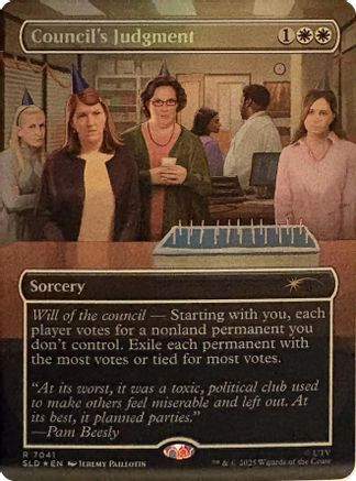 Image of Council's Judgment (7041) (SLD-7041) - Secret Lair Drop Series Foil