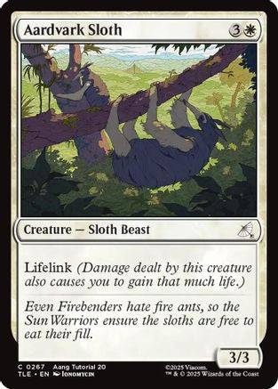 Image of Aardvark Sloth (0267) [Avatar: The Last Airbender: Eternal-Legal]