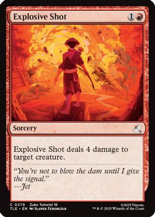 Image of Explosive Shot (0279) [Avatar: The Last Airbender: Eternal-Legal]