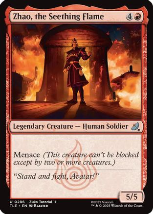 Image of Zhao, the Seething Flame (0286) [Avatar: The Last Airbender: Eternal-Legal]