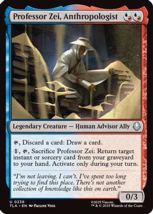 Image of Professor Zei, Anthropologist [Avatar: The Last Airbender]