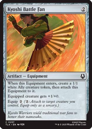 Image of Kyoshi Battle Fan [Avatar: The Last Airbender]
