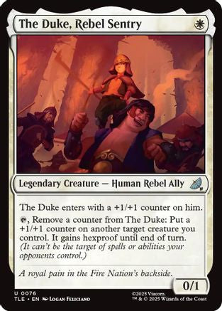 Image of The Duke, Rebel Sentry [Avatar: The Last Airbender: Eternal-Legal]