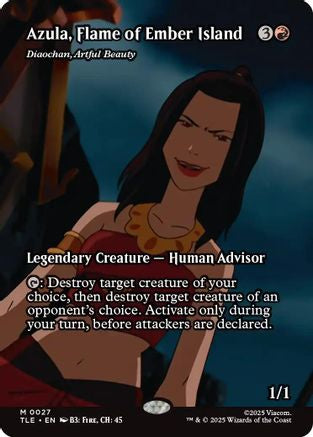 Image of Azula, Flame of Ember Island - Diaochan, Artful Beauty (Borderless) [Avatar: The Last Airbender: Eternal-Legal]