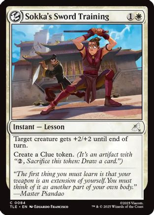 Image of Sokka's Sword Training [Avatar: The Last Airbender: Eternal-Legal]