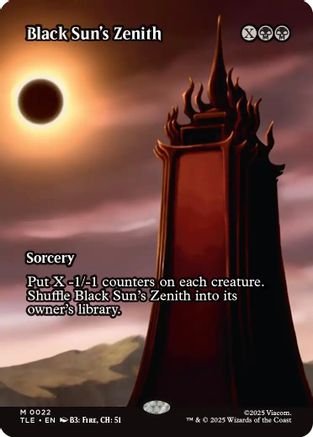 Image of Black Sun's Zenith (Borderless) [Avatar: The Last Airbender: Eternal-Legal]