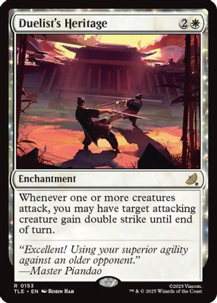 Image of Duelist's Heritage [Avatar: The Last Airbender: Eternal-Legal]