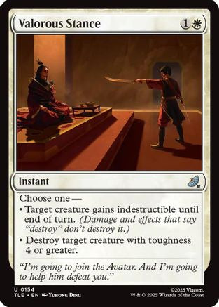 Image of Valorous Stance [Avatar: The Last Airbender: Eternal-Legal]