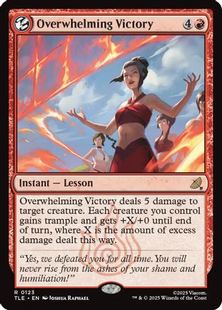Image of Overwhelming Victory [Avatar: The Last Airbender: Eternal-Legal]