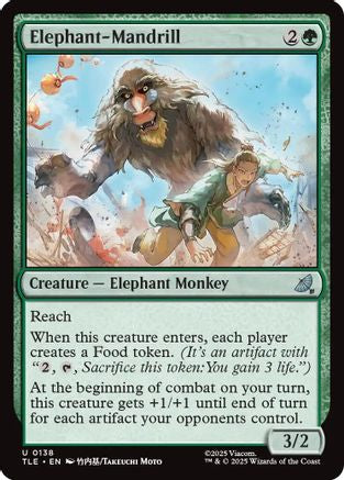 Image of Elephant-Mandrill [Avatar: The Last Airbender: Eternal-Legal]