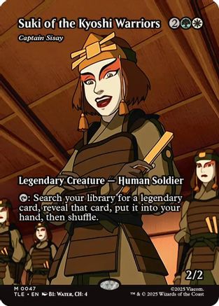 Image of Suki of the Kyoshi Warriors - Captain Sisay (Borderless) [Avatar: The Last Airbender: Eternal-Legal]