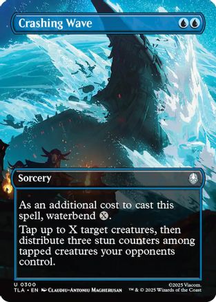 Image of Crashing Wave (Borderless) [Avatar: The Last Airbender]