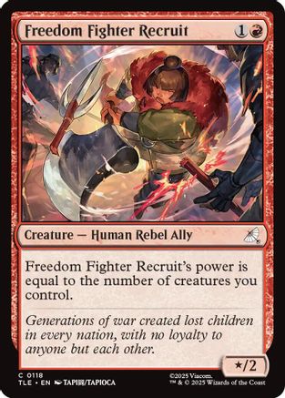 Image of Freedom Fighter Recruit [Avatar: The Last Airbender: Eternal-Legal]