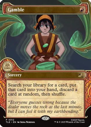 Image of Gamble (Showcase) [Avatar: The Last Airbender: Eternal-Legal]