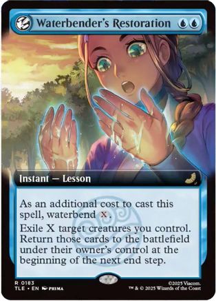 Image of Waterbender's Restoration (Extended Art) [Avatar: The Last Airbender: Eternal-Legal]