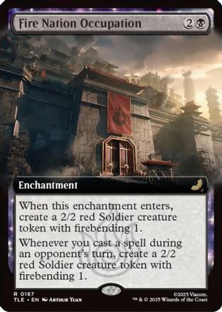 Image of Fire Nation Occupation (Extended Art) [Avatar: The Last Airbender: Eternal-Legal]