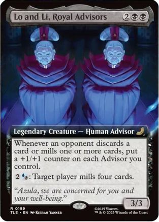 Image of Lo and Li, Royal Advisors (Extended Art) [Avatar: The Last Airbender: Eternal-Legal]