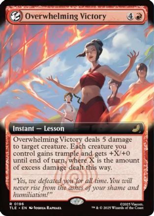 Image of Overwhelming Victory (Extended Art) [Avatar: The Last Airbender: Eternal-Legal]