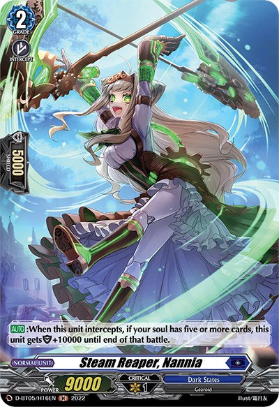 Image of Steam Reaper, Nannia (D-BT05/H16EN) [Triumphant Return of the Brave Heroes]