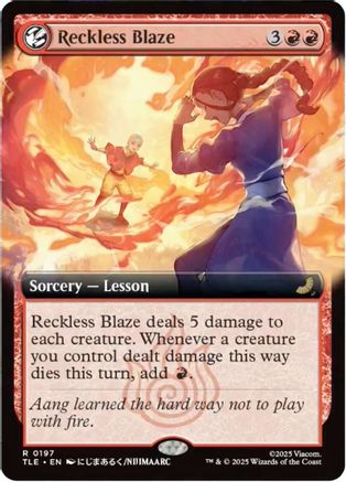 Image of Reckless Blaze (Extended Art) [Avatar: The Last Airbender: Eternal-Legal]