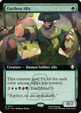 Image of Earthen Ally (Extended Art) [Avatar: The Last Airbender]