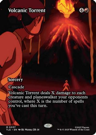 Image of Volcanic Torrent (Borderless) [Avatar: The Last Airbender: Eternal-Legal]