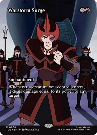 Image of Warstorm Surge (Borderless) [Avatar: The Last Airbender: Eternal-Legal]
