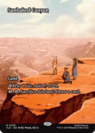 Image of Sunbaked Canyon (Borderless) [Avatar: The Last Airbender: Eternal-Legal]