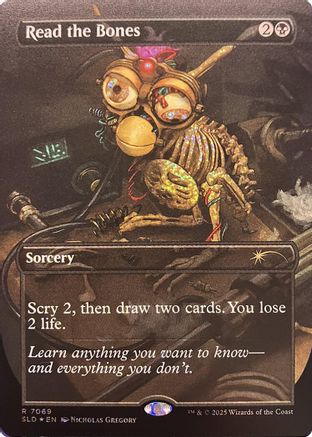 Image of Read the Bones (Confetti Foil) (SLD-7069) - Secret Lair Drop Series Foil