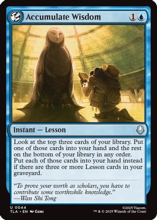 Image of Accumulate Wisdom [Avatar: The Last Airbender]