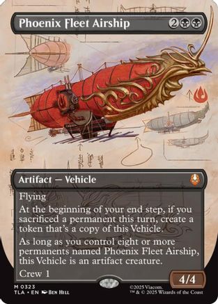 Image of Phoenix Fleet Airship (Borderless) [Avatar: The Last Airbender]